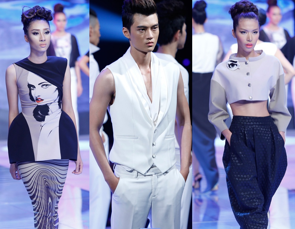 Trai xinh gai dep Sieu mau banh bao, thanh lich di catwalk hinh anh