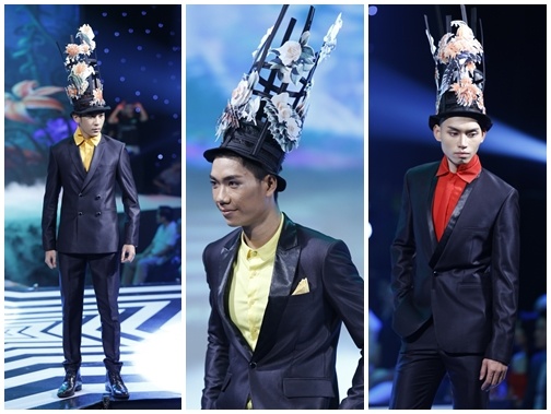 Nam thi sinh Sieu mau tu tin doi non hoa dien catwalk hinh anh