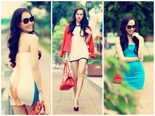 Kim Duyen xuong pho voi dan do hieu nghin do hinh anh