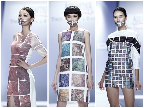 Chan dai Next Top deo khau trang la lung tren san catwalk hinh anh