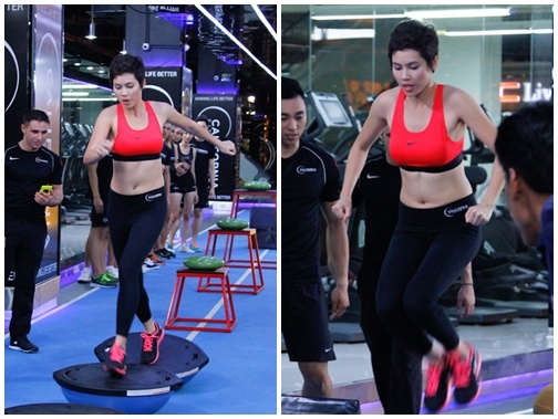 Hoang My eo thon luyen tap cung dan Next Top Model hinh anh