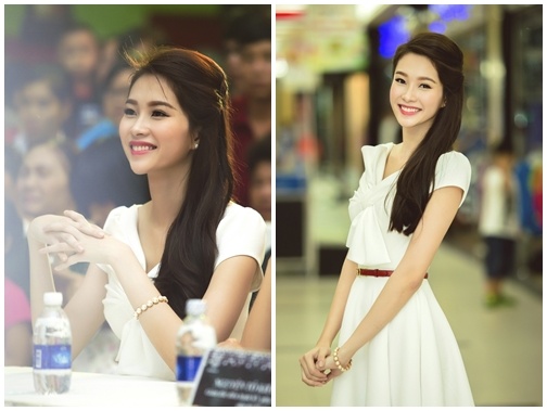 Hoa hau Dang Thu Thao dep diu dang tren 'ghe nong' hinh anh