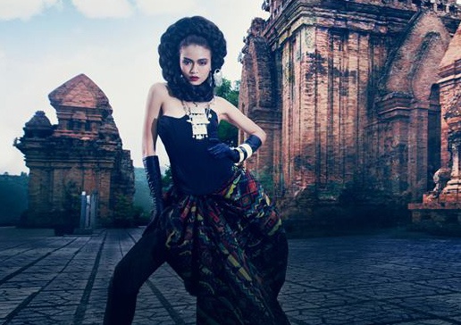 Trai xinh gai dep Next Top cuon hut voi trang phuc tho cam hinh anh