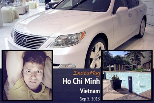 Sao Viet dieu dung vi... xe sang hinh anh