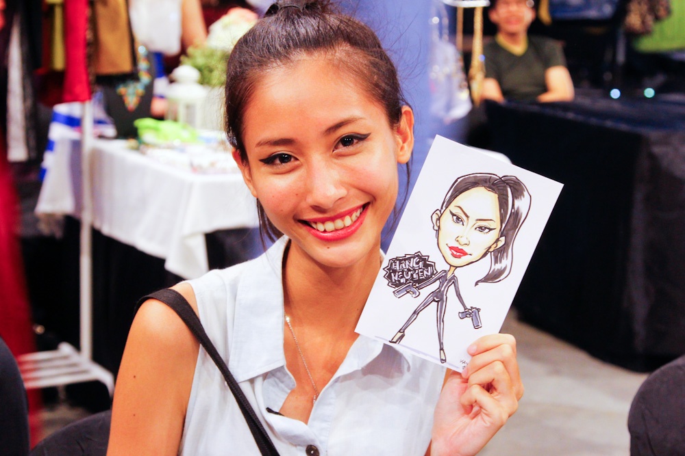 Trai xinh gai dep Next Top dao pho dem ve hinh chibi cuc yeu hinh anh