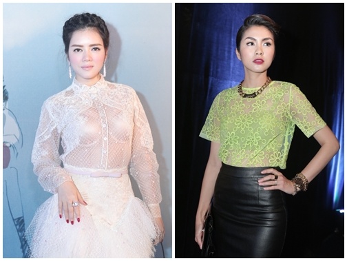 Ly Nha Ky, Ha Tang dien ao xuyen thau tren tham do Elle Show hinh anh