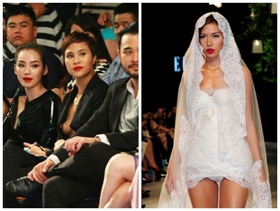 Phuong Mai lo nguyen vong 1 khi di xem thoi trang hinh anh