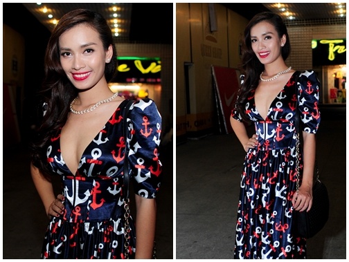 Ai Phuong gia dan voi co chu V sau hut mat hinh anh