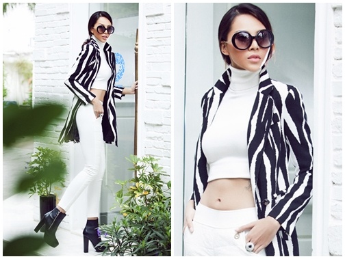 Minh Trieu dien do dong kin dao van pho dien eo thon hinh anh