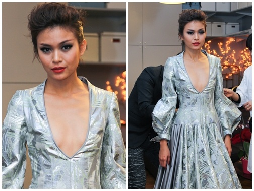 Mau Thanh Thuy tu tin voi vong 1 lep kep hinh anh