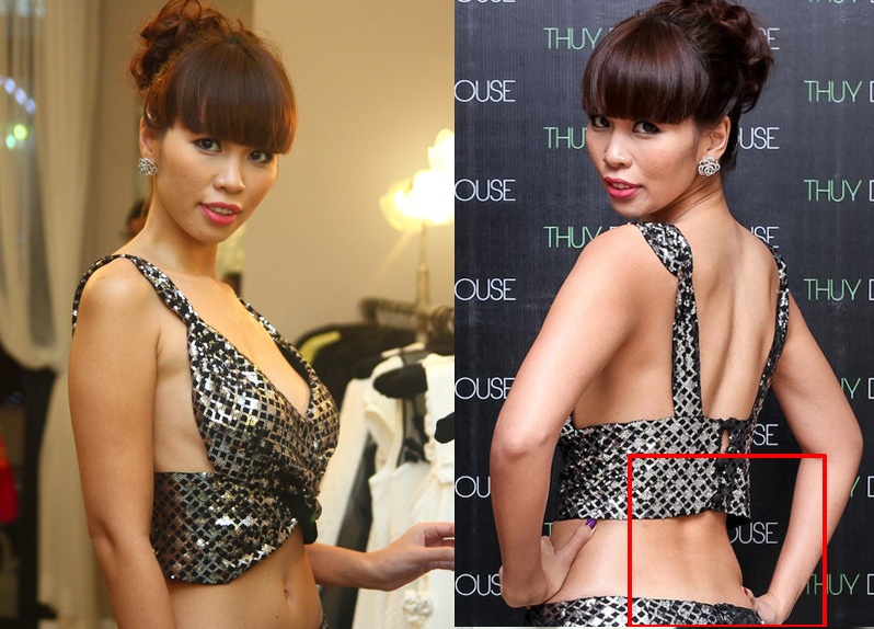 Ha Anh sieu goi cam voi ao crop-top hinh anh