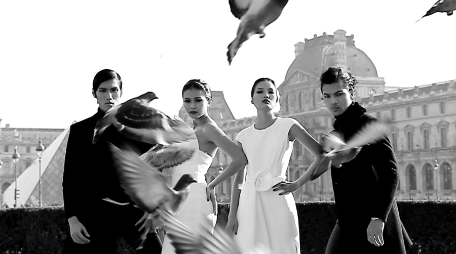 Top 4 Next Top Model an tuong voi hinh hieu quay tai Paris hinh anh