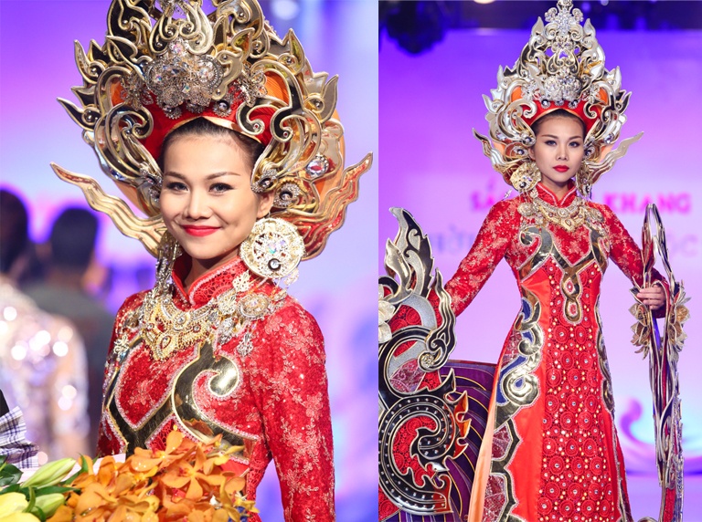 Thanh Hang dien trang phuc gan 80kg len san dien hinh anh