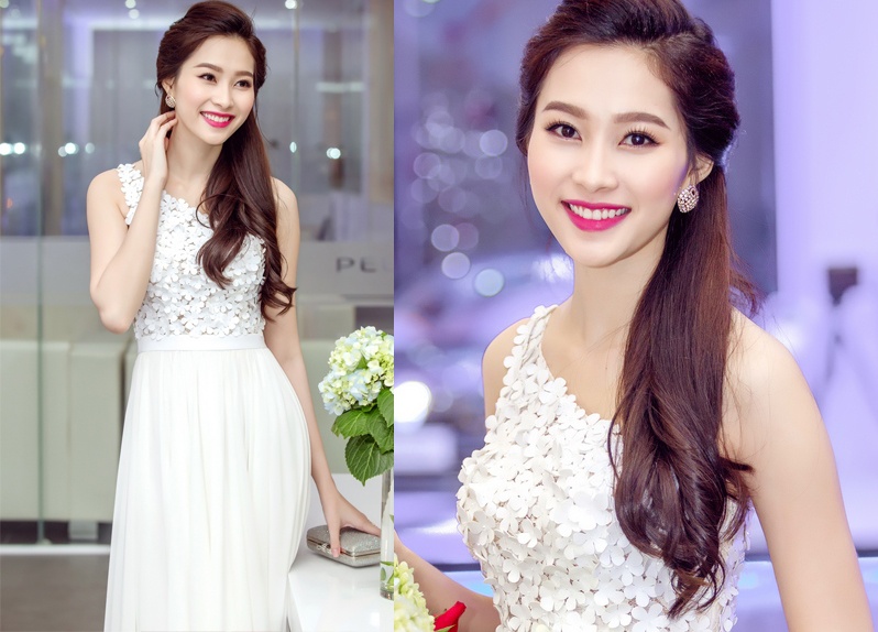 Hoa hau Dang Thu Thao mong manh vai tran goi cam hinh anh