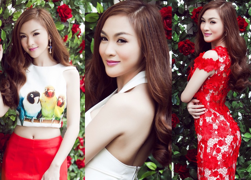 Hot girl Kelly tu tin khoe cam sua dep hoan hao hinh anh