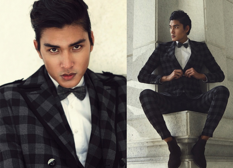 Quang Dai Next Top dien vest ca-ro lam quy ong lich lam hinh anh