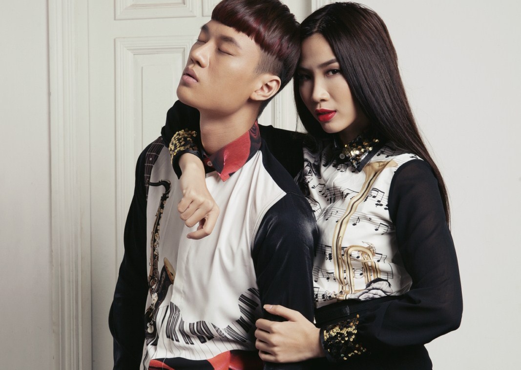 Mix hoa tiet not nhac cho cap doi ca tinh hinh anh