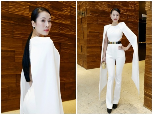Thai Ha noi bat voi mot tay ao dai cham dat hinh anh
