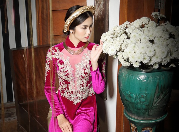 Tang Thanh Ha dien ao dai xuan diu dang hinh anh