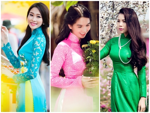 Top my nhan dien ao dai dep nhat xuan Giap Ngo hinh anh