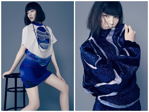 Gai que Cha Mi noi loan trong bo anh chup tai Phap hinh anh