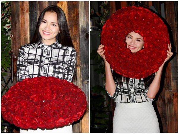 Diem Huong don Valentine cung hoi doc than hinh anh