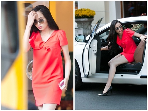 Hoa hau Diem Huong tu lai xe hop bac ty ca phe cuoi tuan hinh anh