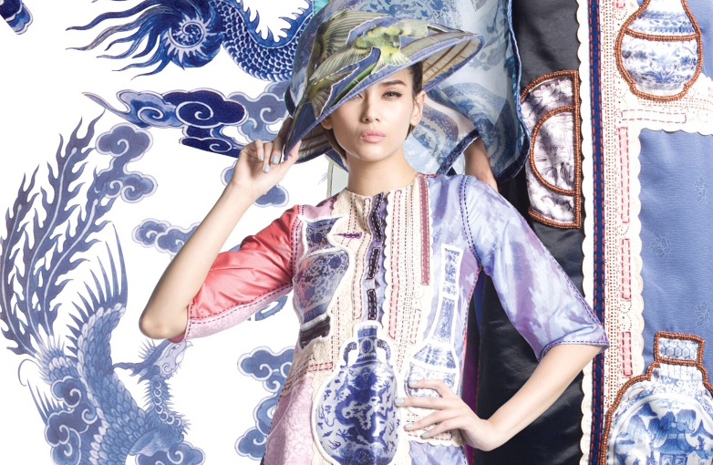 Hoang Yen an tuong voi BST ao dai 'Toi yeu Viet Nam' hinh anh