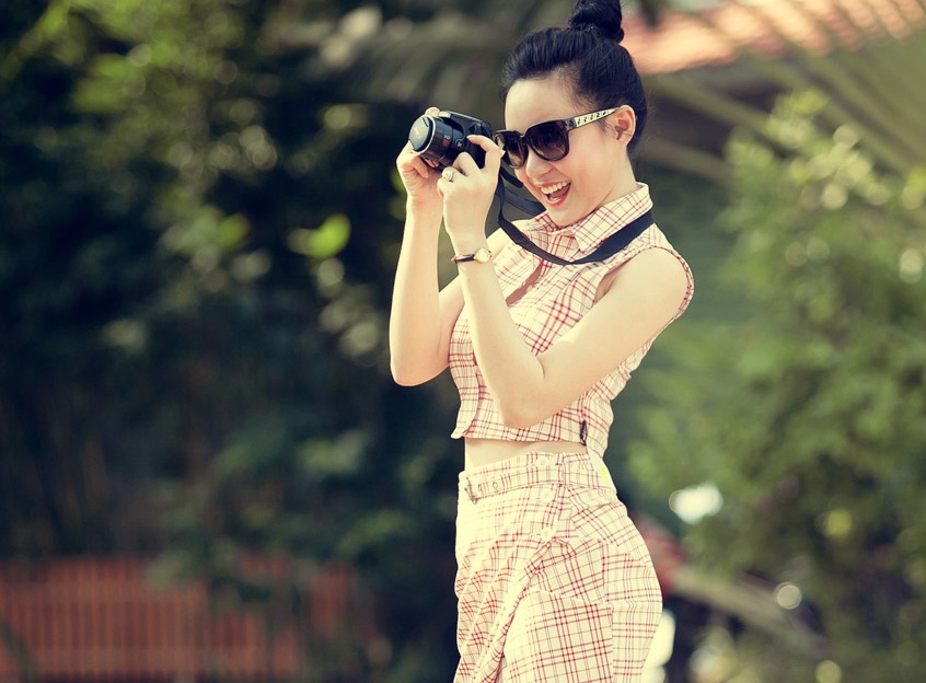 Phong cach street style doi lap cua Vy Oanh hinh anh