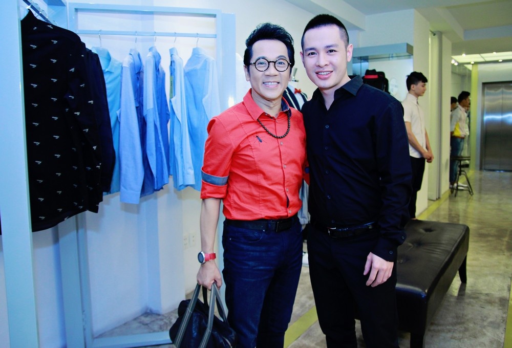 Hoang Hai, Thanh Loc tich cuc shopping ung ho NTK Cong Tri hinh anh