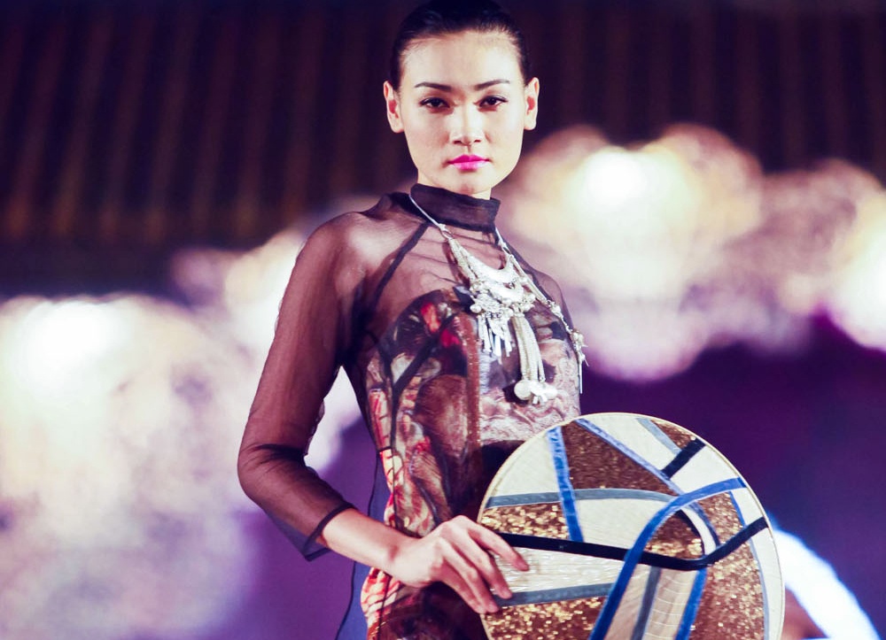 Thuy Trang Next Top noi bat voi ao dai xuyen thau hinh anh