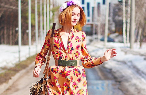 Gu thoi trang mau me cua hot blogger nuoc Nga hinh anh