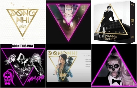 Y tưởng ảnh bìa album vol.2 có quá nhiều ý tưởng trùng với Lady Gaga.