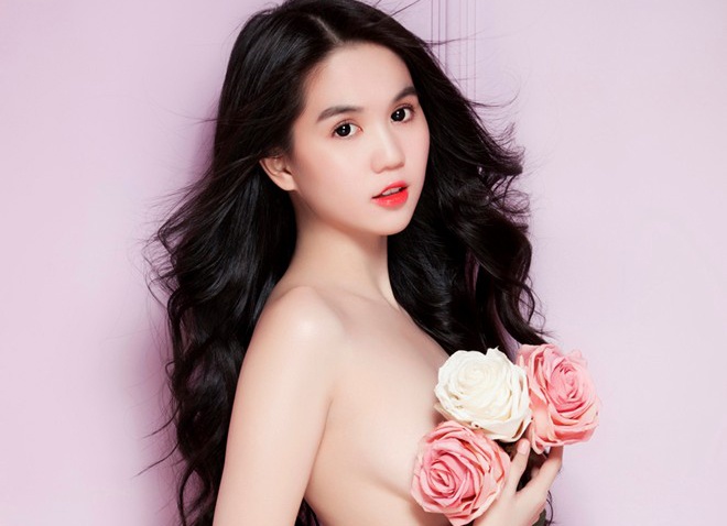 Ngoc Trinh tran tinh chuyen quay clip phan cam hinh anh