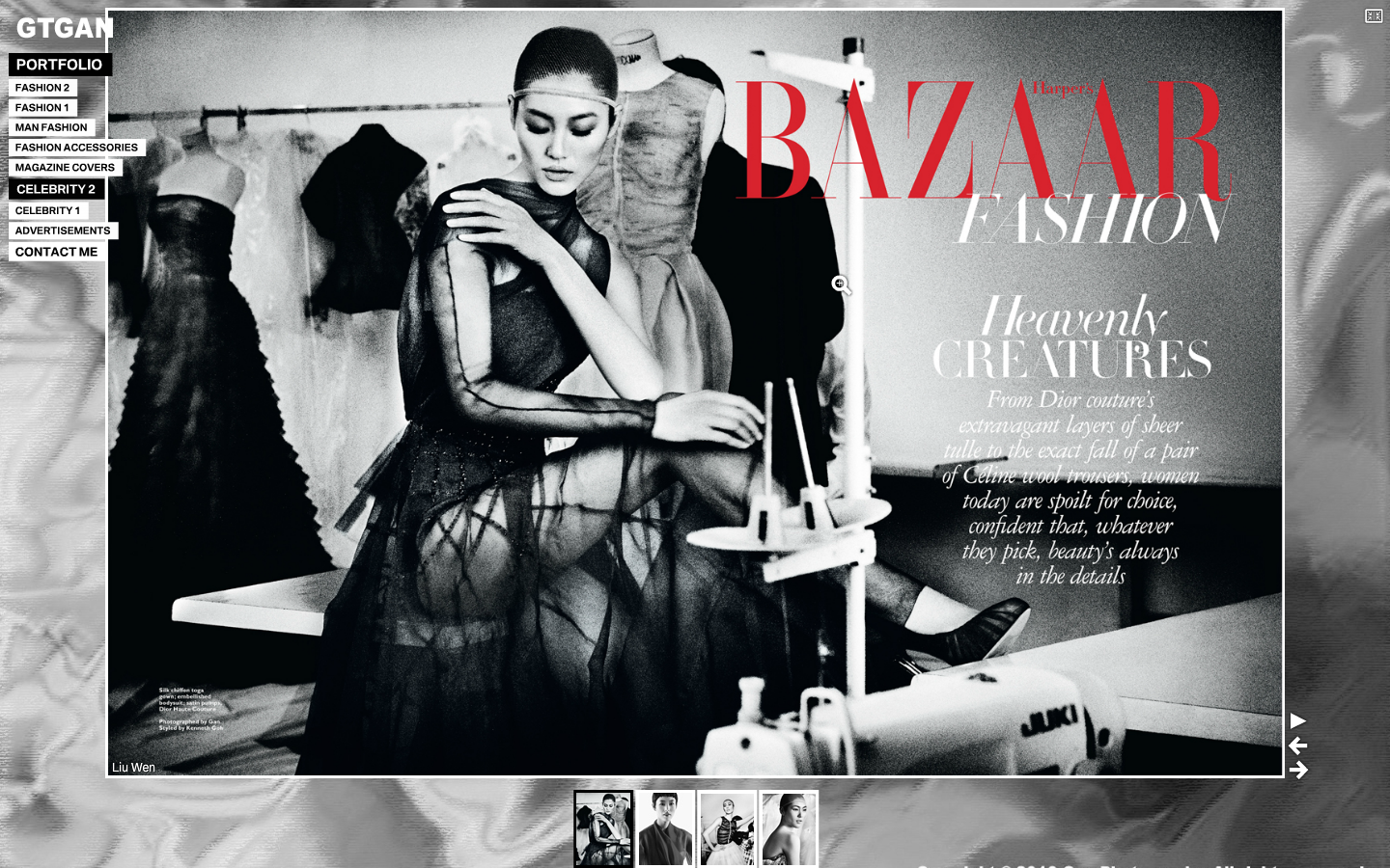 Người mẫu Liu Wen.