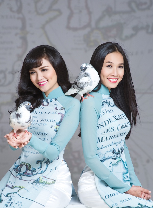 Chia sẻ trên trang cá nhân, NTK Thuận Việt viết: “Nhiệm vụ lần này là ngoài việc giới thiệu văn hóa Việt Nam thông qua tà áo dài còn phải thể hiện được thông điệp mạnh mẽ về mong muốn hòa bình và bảo vệ chủ quyền biển đảo. Đã mấy đêm không ngủ và suy nghĩ!”.