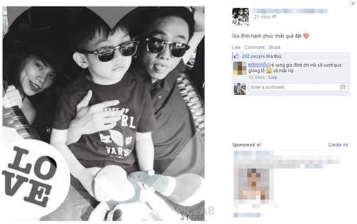 Bạn bè người thân chia sẻ những khoảnh khắc hạnh phúc của gia đình Hà Hồ. Họ muốn gián tiếp phủ nhận thông tin cặp đôi này đã chia tay.