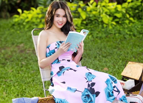 Ngoc Trinh ngoan hien trong bo anh moi hinh anh