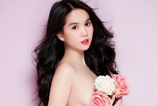 Ngoc Trinh gay xon xao voi tin don thi Hoa hau Quoc te 2014 hinh anh