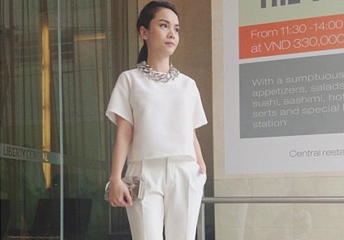 Nguoi dep Viet don dau xu huong voi quan cham mat ca chan hinh anh