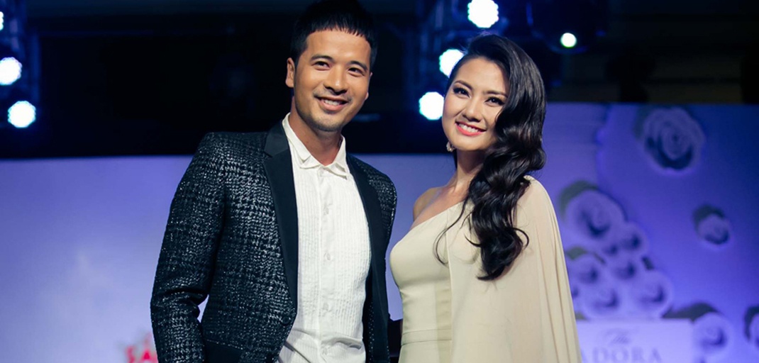 Dien vien Ngoc Lan lam vedette e ap ben nguoi yeu dien trai hinh anh