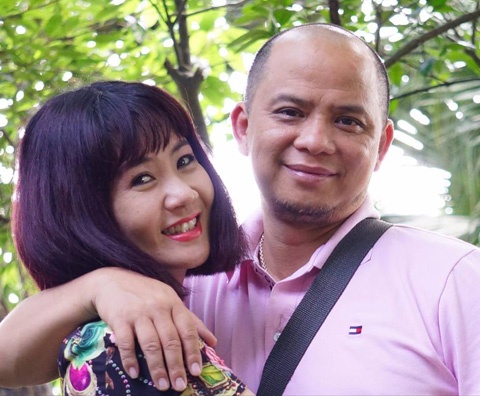Vợ chồng Nguyệt Hằng - Anh Tuấn.