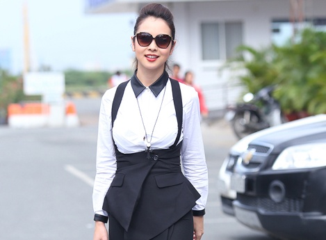 Top my nhan Viet mac trang phuc doi thuong hot nhat tuan hinh anh