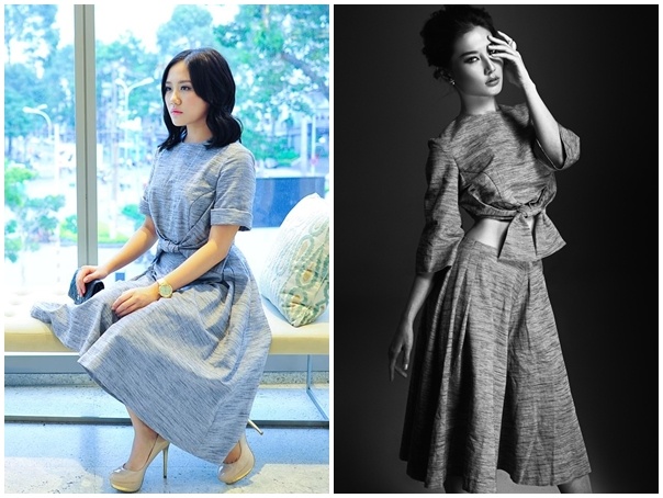 4 kieu mot dang hot lam say nang my nhan showbiz Viet hinh anh