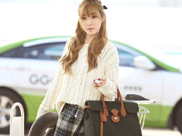 TaeTiSeo (SNSD) me met quan, vay ngan hinh anh