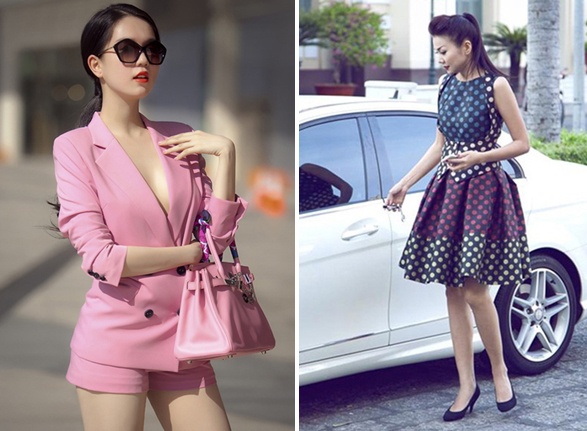 Ngoc Trinh - Thanh Hang: Chan dai nao chi tien manh tay hon? hinh anh