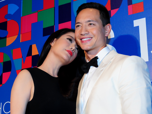 Truong Ngoc Anh tinh tu cung Kim Ly tren tham do thoi trang hinh anh