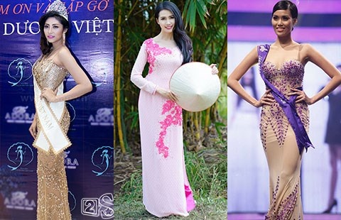 Các “chân dài” tham gia phim hài tết 2015: hoa hậu Đặng Thu Thảo, hoa khôi Phan Thị Mơ, người mẫu Lan Khuê.