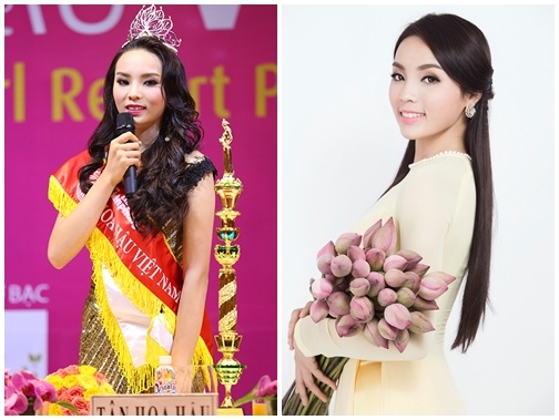 Hoa hau Viet thay doi nhu the nao sau dang quang hinh anh