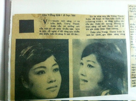 Những bài báo một thời lăng xê cô đào cải lương mới nổi.